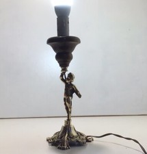 Vintage brass cherub lamp French/Italian