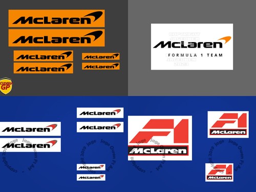 Mclaren logo stickers vinyl - mclaren,