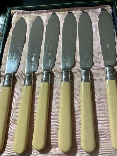Vintage fish knife - knife, fork