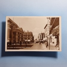Coventry Postcard C1930 Real Photo Warwickshire High St Smithford St Junction