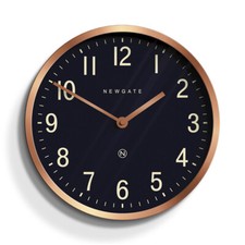 Newgate® - Master Edwards Wall Clock Copper Contrast Petrol Blue Arabic Dial