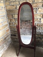 Cheval mirror oval - oval, floor