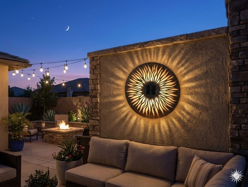 Large solar sun - solar, art