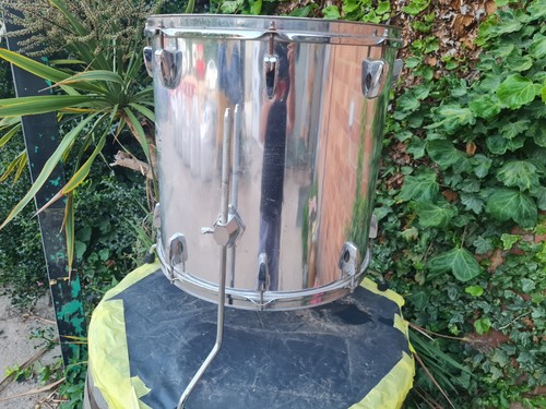 Pearl floor tom drum - tom, chrome