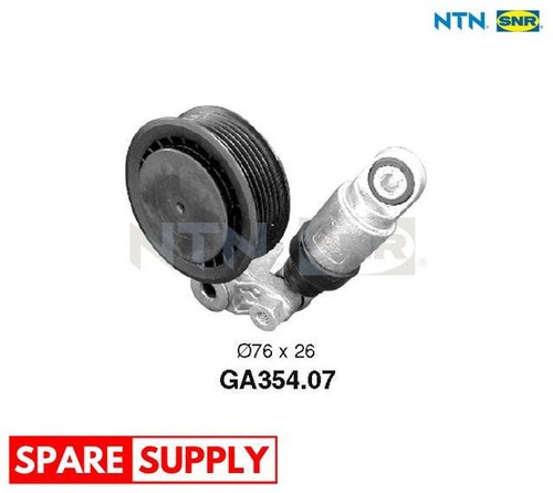 Tensioner pulley ribbed - tensioner, pulley,