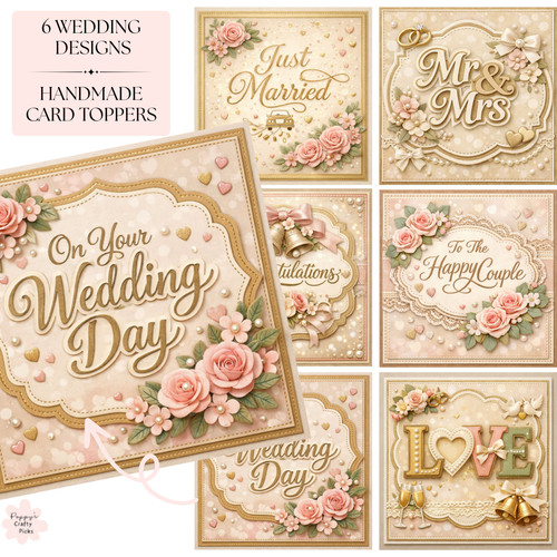 Wedding card toppers - x, xl