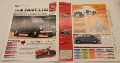 Jowett javelin 1947 - javelin, 1947-1953