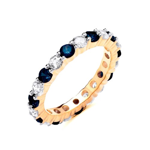 9ct gold silver simulated - gold, on