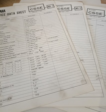 Genuine Yamaha CS5 E 4 page