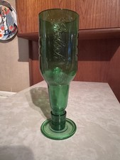 Green Grolsch Beer Bottle half