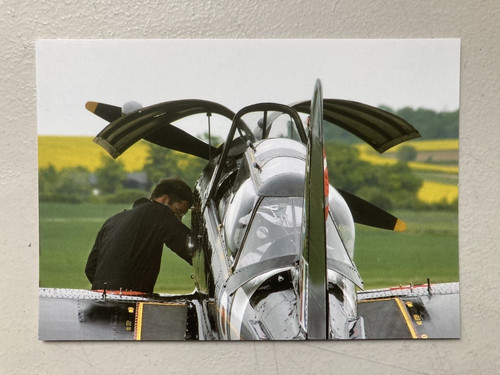 Military aviation postcard - military,