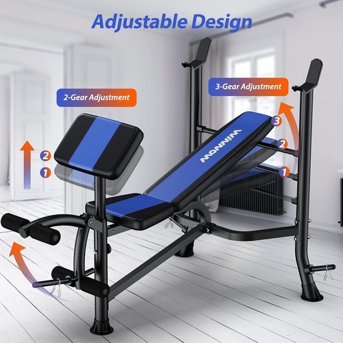 Adjustable weight bench leg - bench,