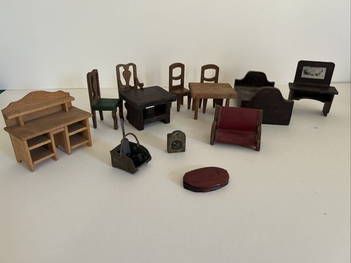 Unbranded vintage dolls - dolls, house