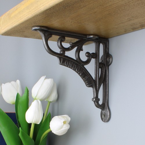 Pair antique cast - pair, iron
