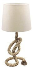 Floor Lamp With Umbrella Shade Lamp From Cordage 58 CM Sea-Club