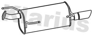 Klarius dn768d muffler exhaust - klarius,