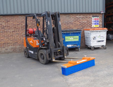 Forklift Sweeper / Brush - Eco 1500mm / Construction / Farm / Warehouse