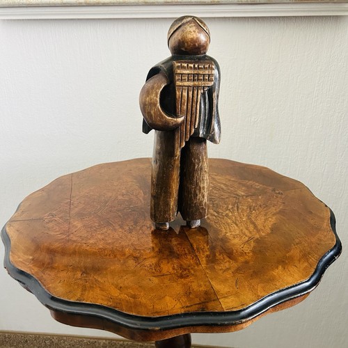 Wooden figure pan flute - wooden,