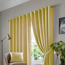 Extra Large Ready Made Curtains 90" x 108" (230cm x 274cm) Pair – Fully Lined.