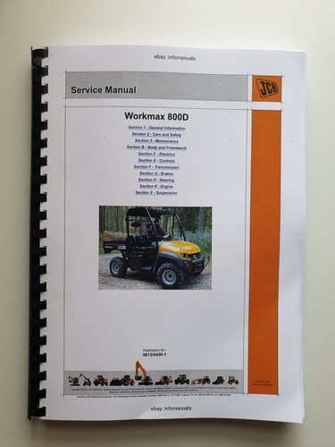 Jcb workmax 800d service - workmax,
