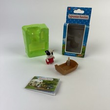 Sylvanian Families Friesian Cheddar Cow Family Buttercup Baby Standing Rare/ Box