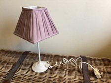 Small Laura Ashley Bedside Table Lamp And Shade