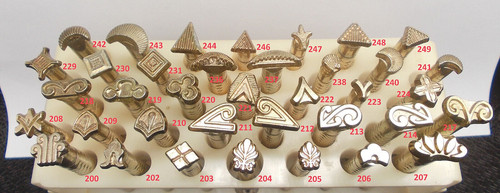 Leather craft stamping - leather,