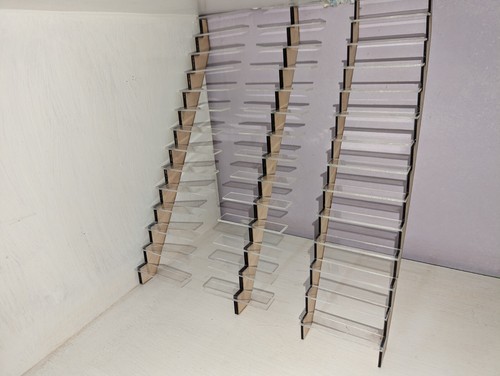 Scale dolls house stairs - 1/12,