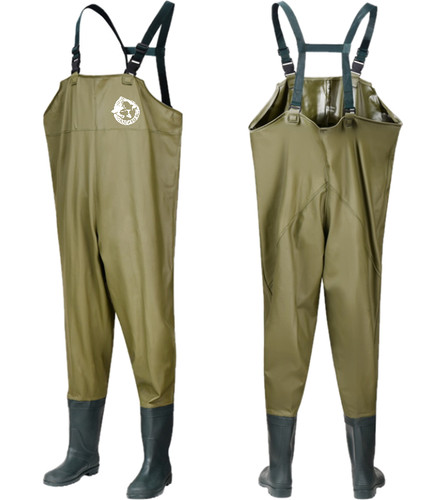 Chest waders with adjustable - chest,