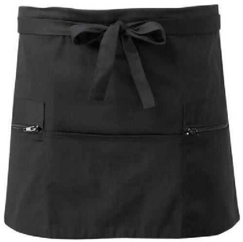 Black money pocket apron zip - money,