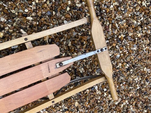 Toboggan 1950 wood and - 1950's.,