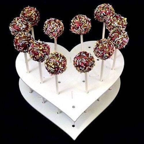 Heart cake pop - cake,