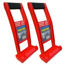 2Pcs Panel Carrier Plasterboard Wood Lifter Sheet Board Carrying Handle 80kg
