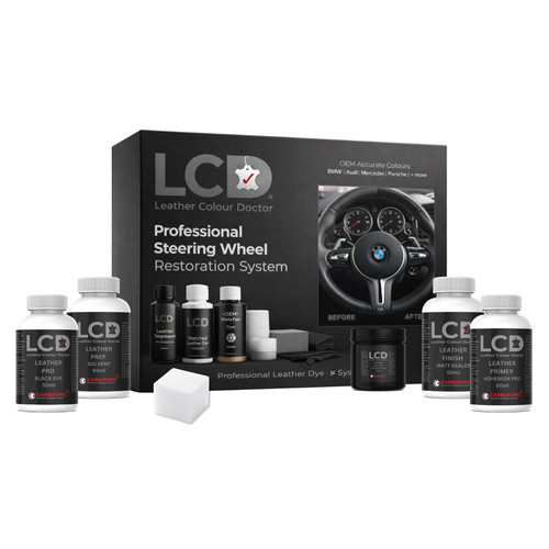 Leather steering wheel repair - leather,