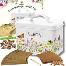 Seed Storage Tin Garden Seeds