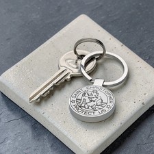 Large silver saint christopher - large,