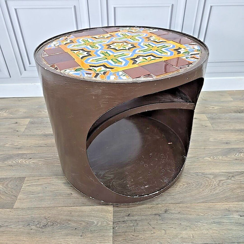 Retro vintage side table mid - retro,