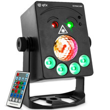 Four in One Disco Lighting Effect Magic Dome Laser Wash Strobe DJ Party Light