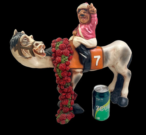 Large vintage race horse - vintage,