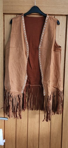 Brown suede country - brown, western