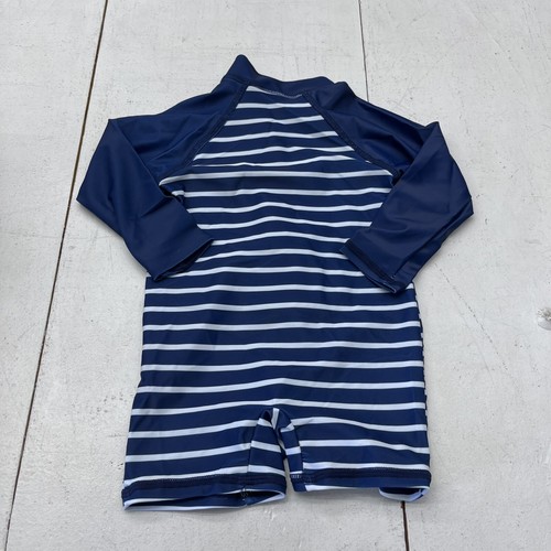 Blue white striped long - blue,