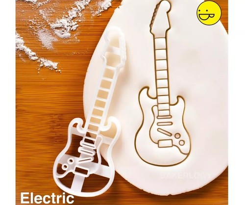 Electric guitar cookie cutter - cookie,