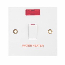 Water Heater Switch with Neon