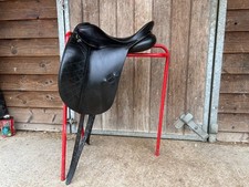 Albion Style dressage saddle 17”, medium fit, black leather