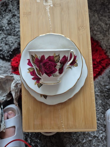 Vintage tea cup saucer - vintage, side