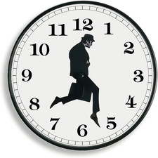 TANKRIN Ministry of Silly Walks Clock, Silly Walk Wall Clock, a Interesting Wall