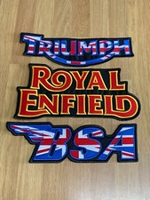 Motorbike Biker Large Back Patches / Badges - Embroidered - Sew On Back