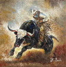 ORIGINAL OIL PAINTING WESTERN