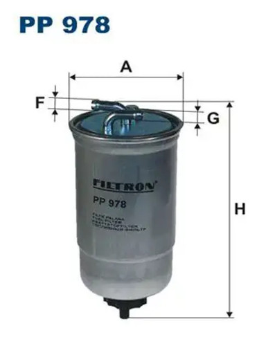 Fuel filter line pp - in-line,