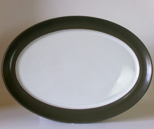 Denby chevron steak plate - denby,